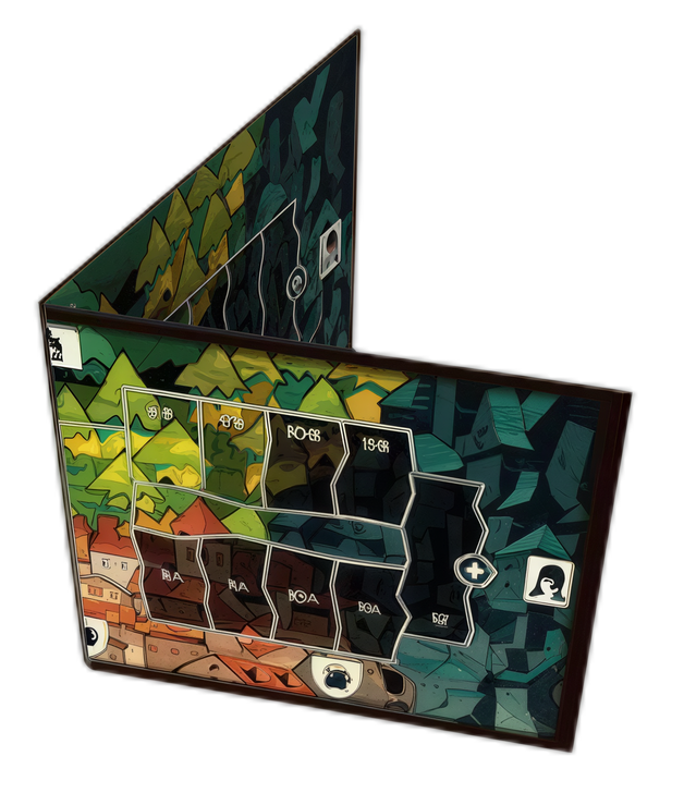 Hidden Leaders: Dubbelzijdig bord